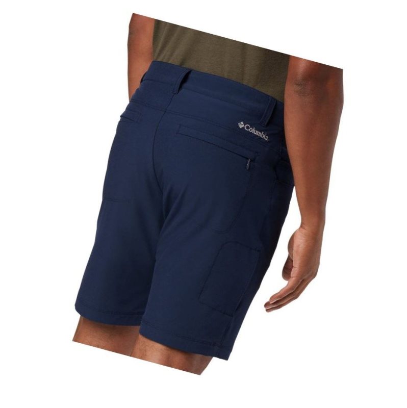 Spodenki Columbia Outdoor Elements 5 Pocket Męskie Granatowe | 07CKFZLAV