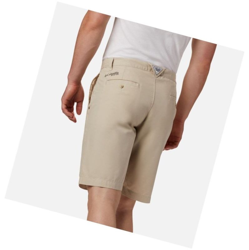 Spodenki Columbia PFG Bonehead II Big Męskie Khaki | 49BEUMOHN