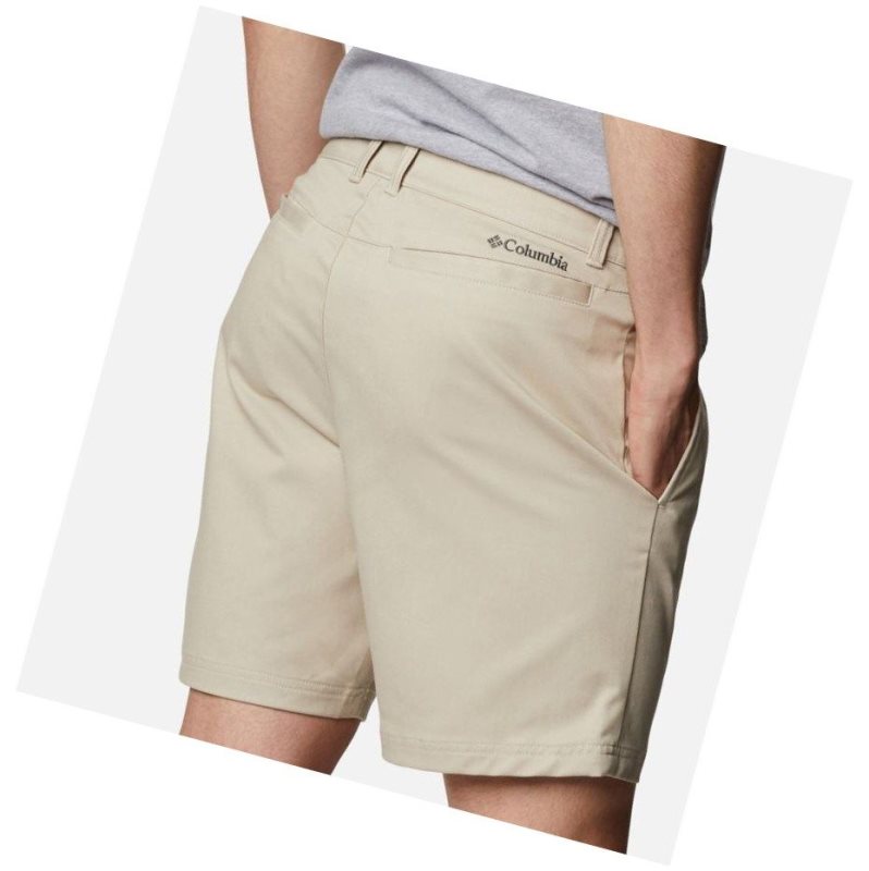 Spodenki Columbia Shale Trail Short Męskie Khaki | 42PKQJZDW