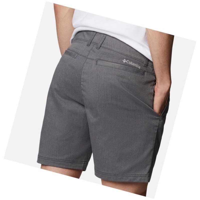 Spodenki Columbia Shale Trail Short Męskie Ciemny Szare | 34OFCHRUM