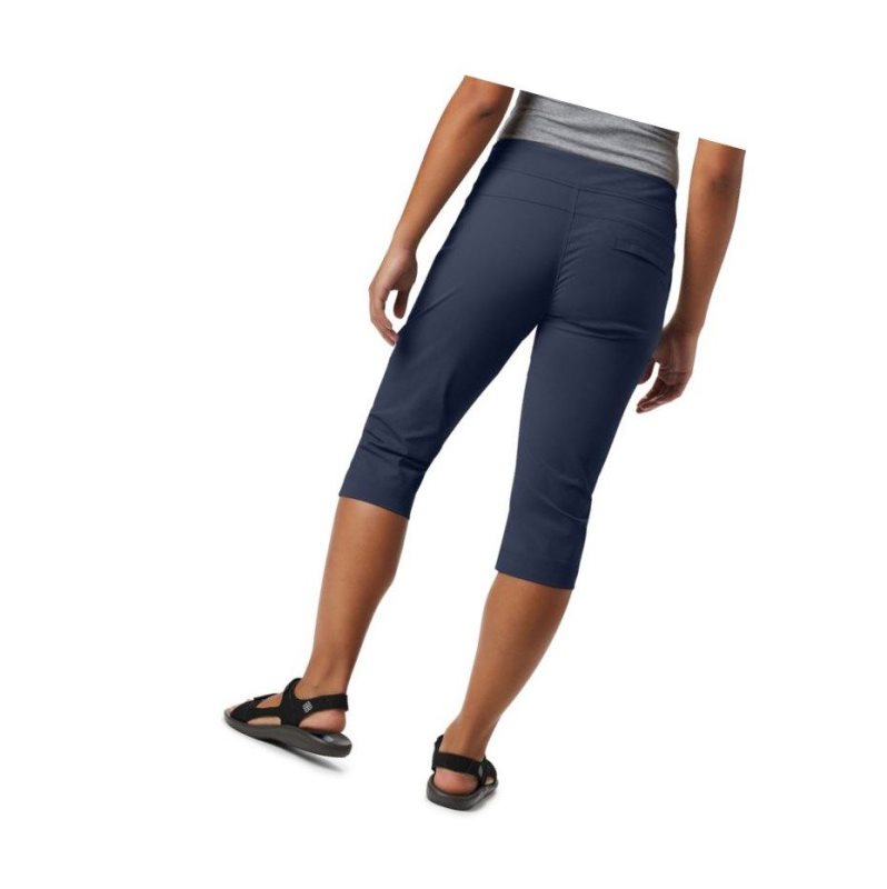 Spodnie Columbia Anytime Outdoor Capri Damskie Granatowe | 12ZIRGVPH