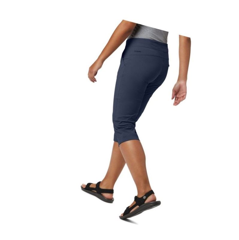 Spodnie Columbia Anytime Outdoor Capri Damskie Granatowe | 12ZIRGVPH