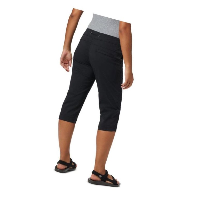 Spodnie Columbia Anytime Outdoor Capri Damskie Czarne | 06CRPLQMH