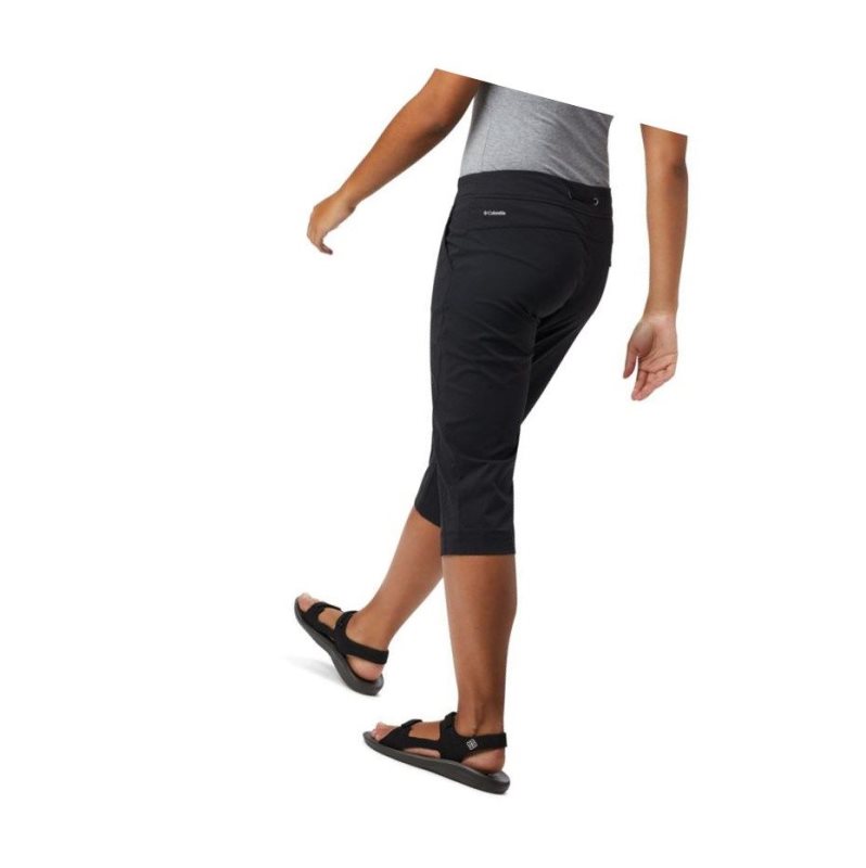 Spodnie Columbia Anytime Outdoor Capri Damskie Czarne | 06CRPLQMH