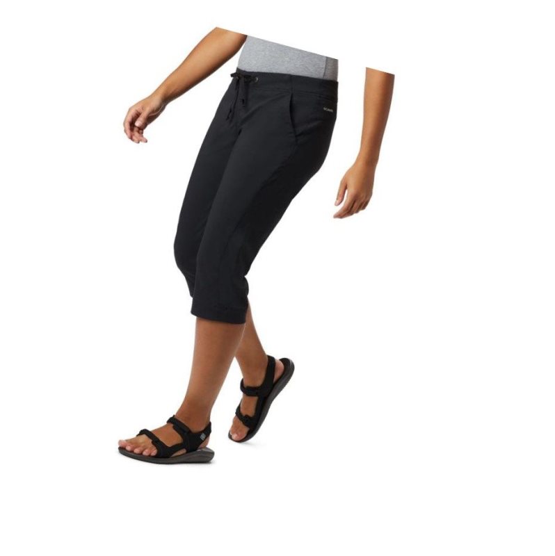 Spodnie Columbia Anytime Outdoor Capri Damskie Czarne | 06CRPLQMH