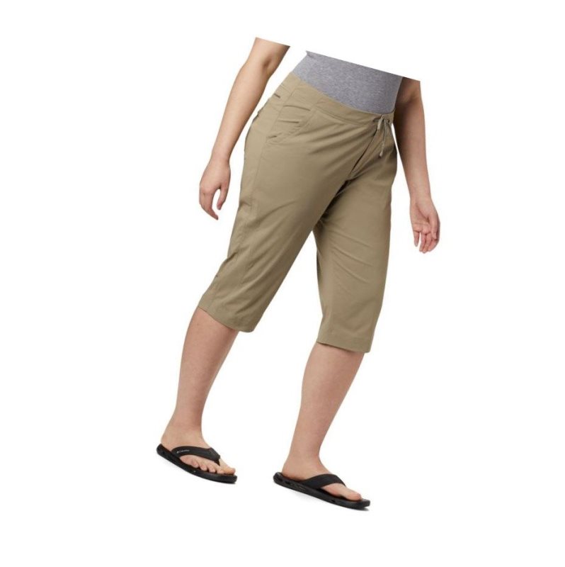 Spodnie Columbia Anytime Outdoor Capri Plus Sizes Damskie Brązowe | 10PWXJQIR