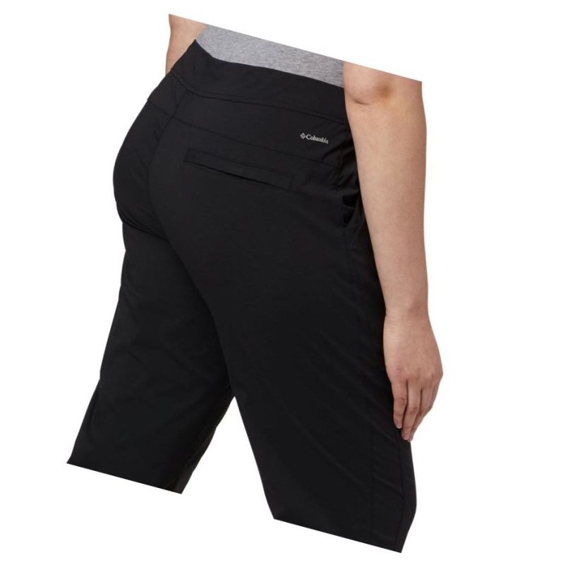 Spodnie Columbia Anytime Outdoor Capri Plus Sizes Damskie Czarne | 07PEHQLGW