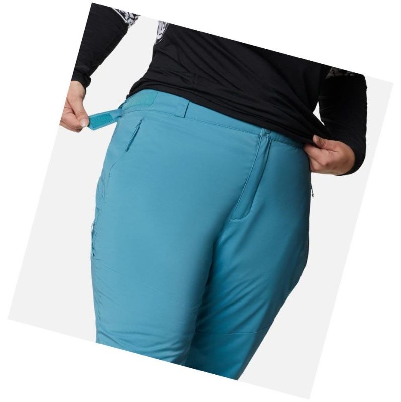 Spodnie Columbia Backslope Insulated Plus Size Damskie Niebieskie | 03AXVBDUT