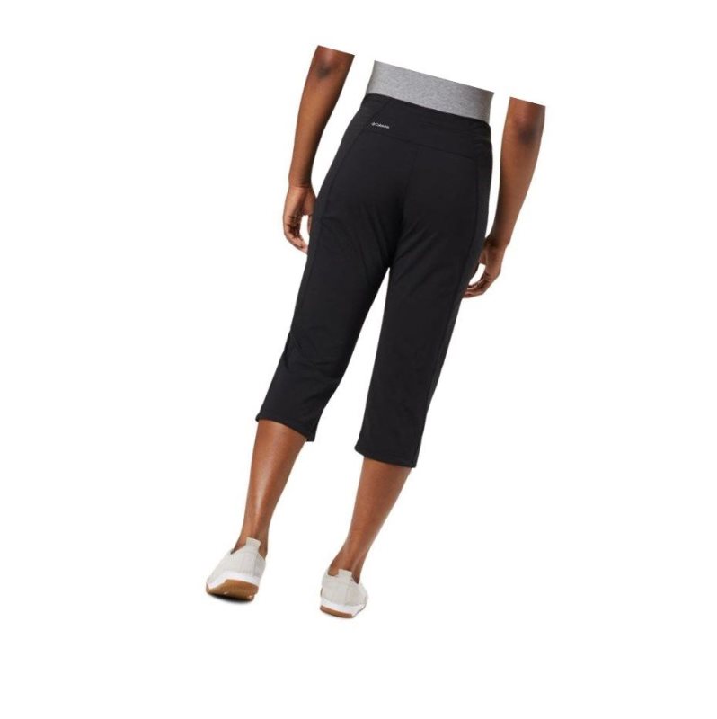 Spodnie Columbia Just Right II Capri Pant Damskie Czarne | 26BOQGZSY