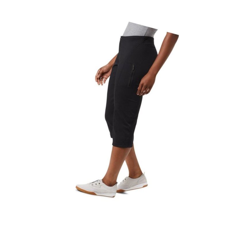 Spodnie Columbia Just Right II Capri Pant Damskie Czarne | 26BOQGZSY