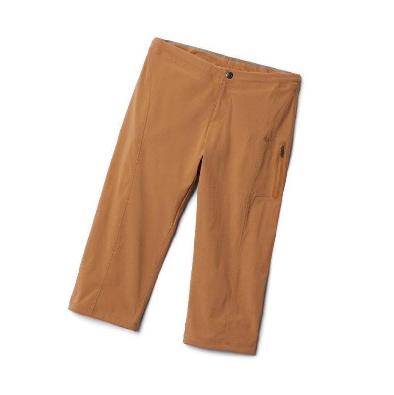 Spodnie Columbia Just Right II Capri Pant Damskie Brązowe | 14FXNOPGW