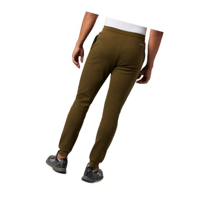 Spodnie Columbia Lodge Double Knit Jogger Męskie Oliwkowe | 03QZMXEOR