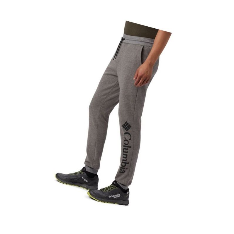 Spodnie Columbia Lodge Double Knit Jogger Męskie Szare | 85OUEJZMA