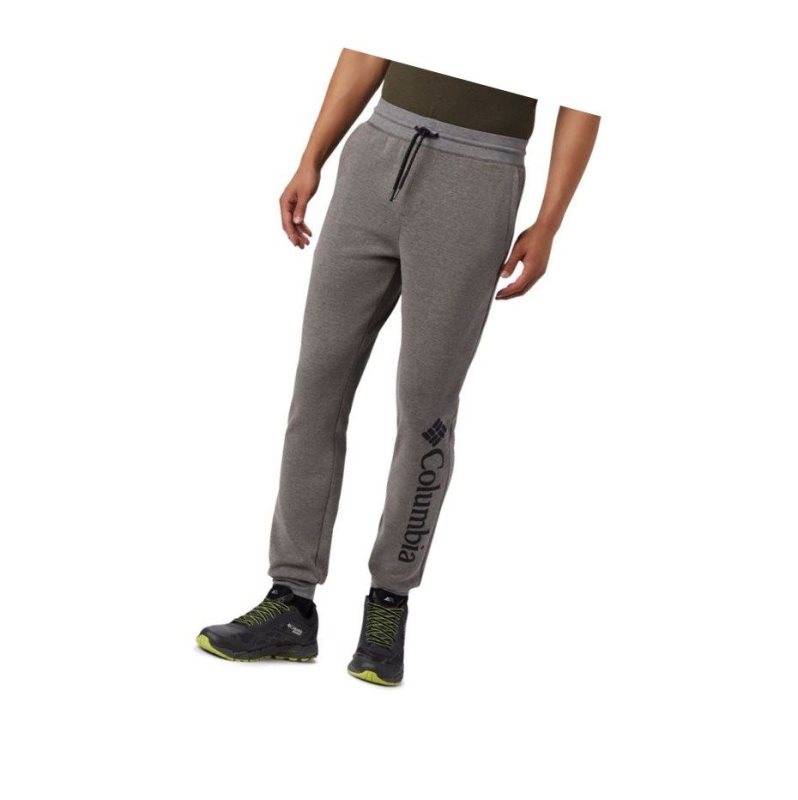 Spodnie Columbia Lodge Double Knit Jogger Męskie Szare | 85OUEJZMA