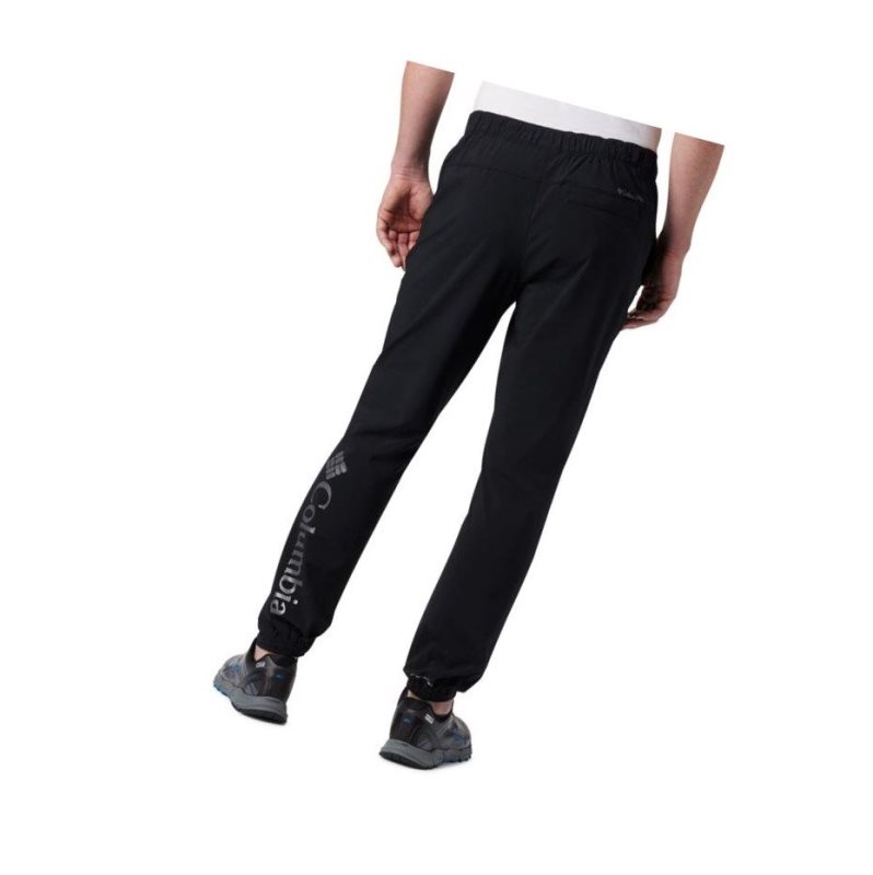 Spodnie Columbia Lodge Woven Jogger Męskie Czarne | 04ZTQREFM