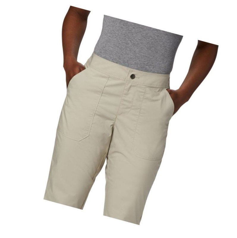 Spodnie Columbia Longer Days Damskie Khaki | 93NSEWPCV