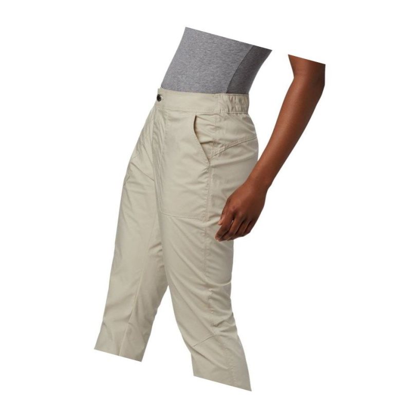 Spodnie Columbia Longer Days Damskie Khaki | 93NSEWPCV