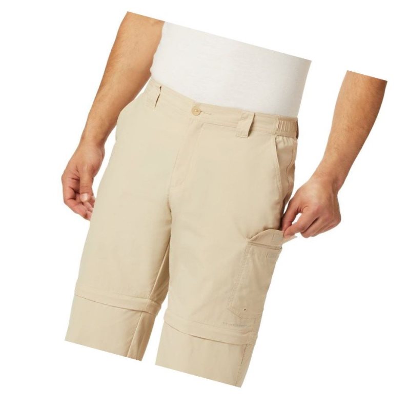 Spodnie Columbia PFG Blood 'N Guts III Convertible Męskie Khaki | 31ULHXKNG