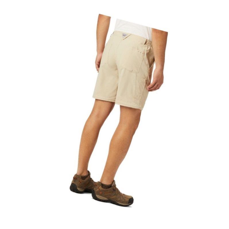 Spodnie Columbia PFG Blood 'N Guts III Convertible Męskie Khaki | 31ULHXKNG