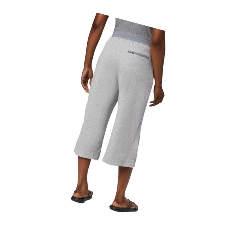 Spodnie Columbia Park Wide Leg Capri Damskie Szare | 69EPGVIOL