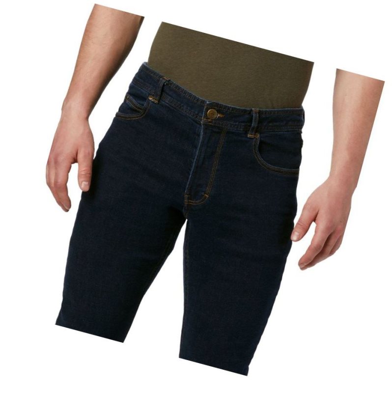 Spodnie Columbia Pilot Peak Denim- Slim Męskie Czarne | 92AICWRQN