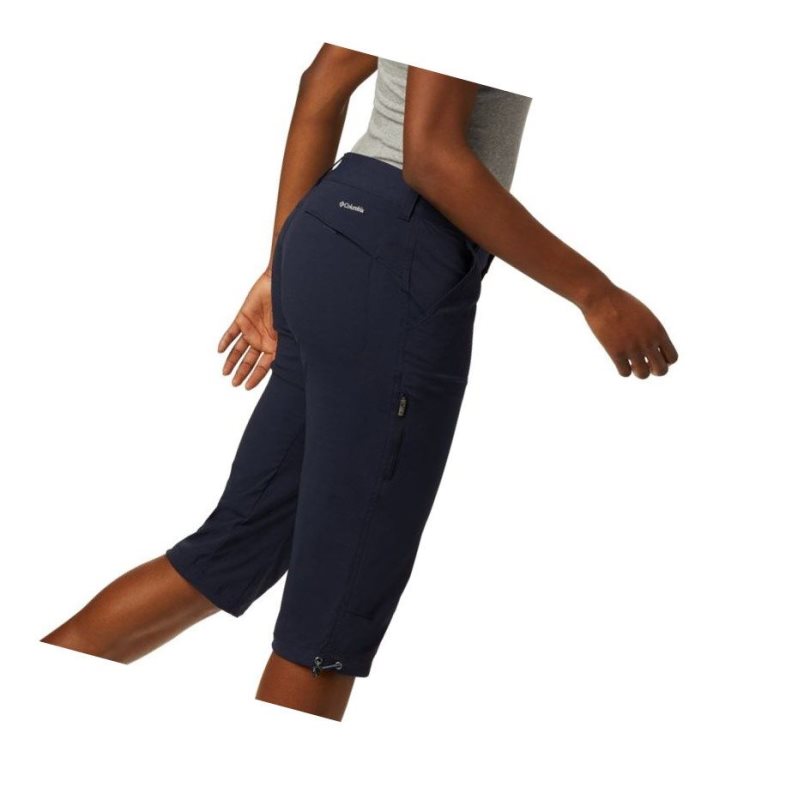 Spodnie Columbia Saturday Trail II Knee Pant Damskie Granatowe | 83WVNJIBX