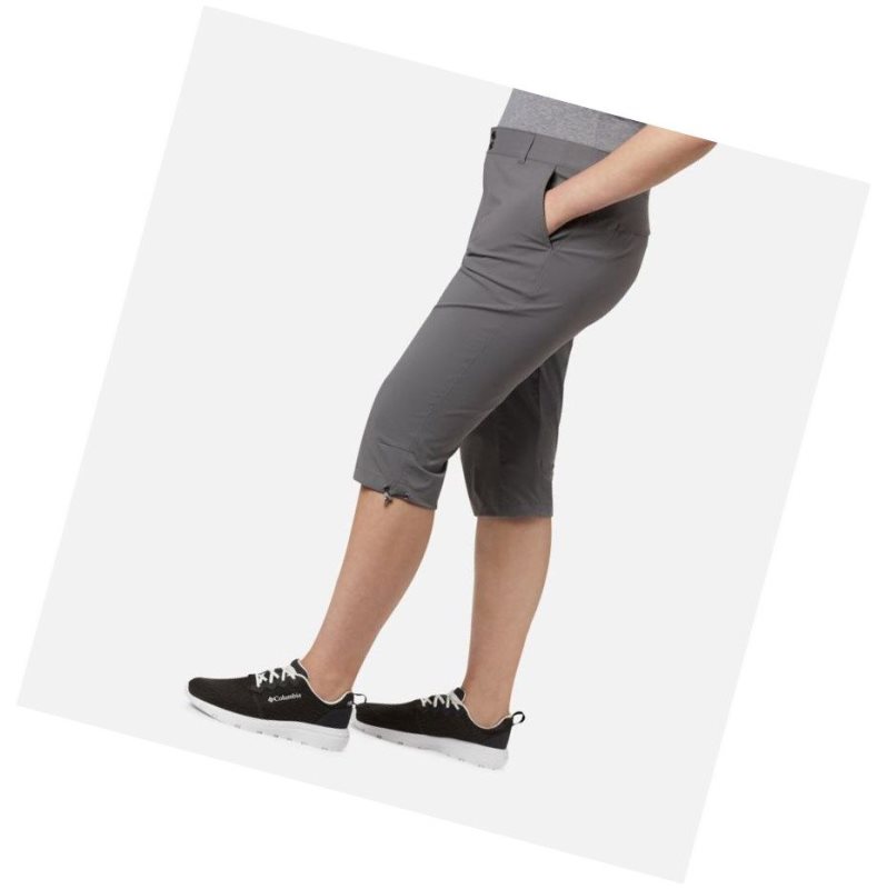 Spodnie Columbia Saturday Trail II Knee Pant Plus Sizes Damskie Szare | 97CMZRVFP