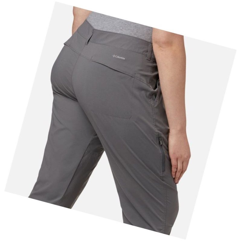 Spodnie Columbia Saturday Trail II Knee Pant Plus Sizes Damskie Szare | 97CMZRVFP