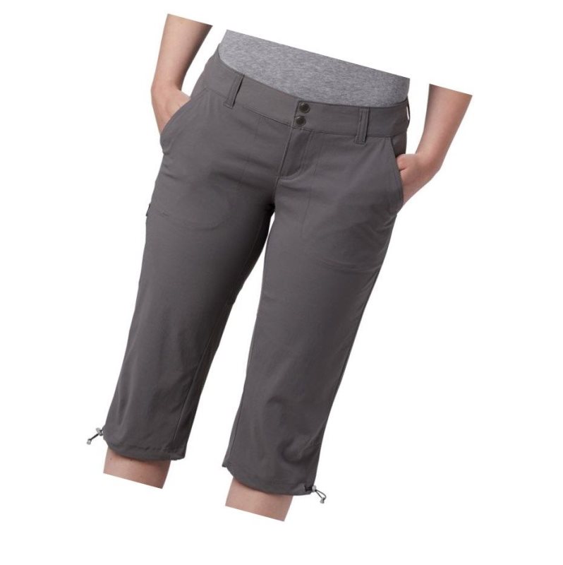 Spodnie Columbia Saturday Trail II Knee Pant Damskie Szare | 43JFVYKSA