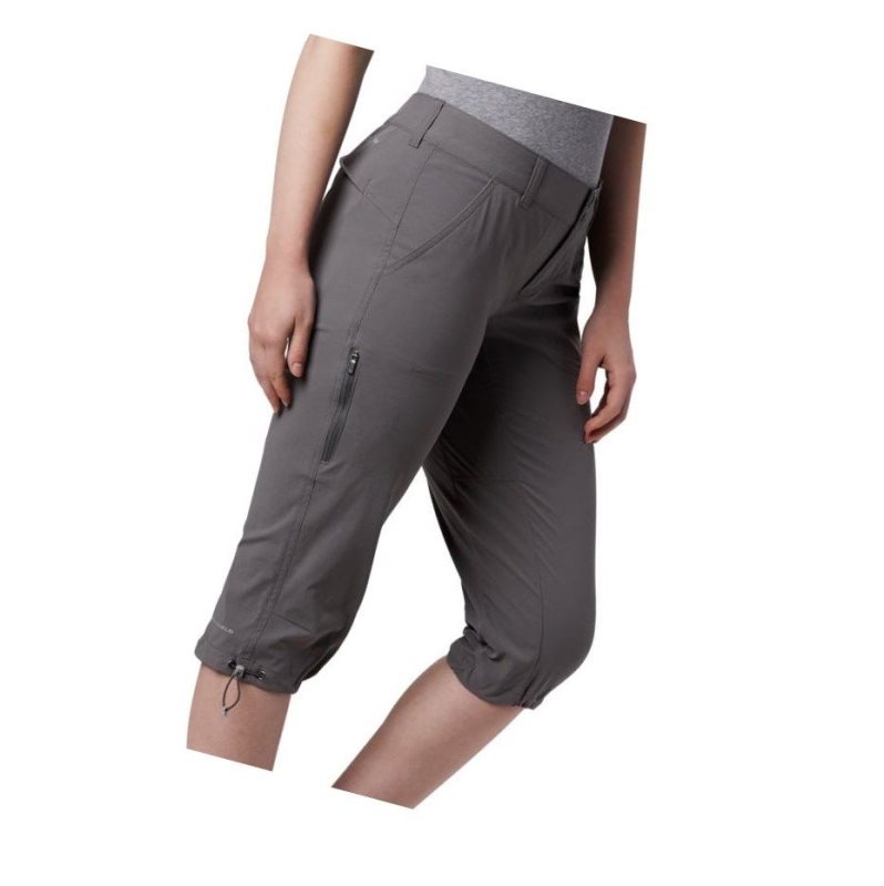 Spodnie Columbia Saturday Trail II Knee Pant Damskie Szare | 43JFVYKSA