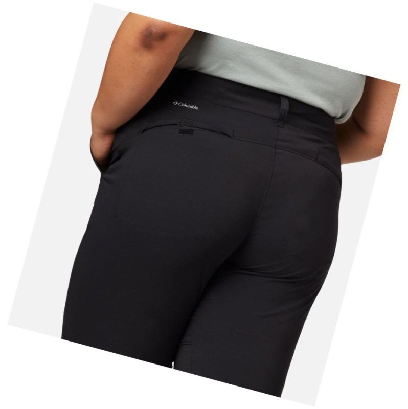 Spodnie Columbia Saturday Trail II Knee Pant Plus Sizes Damskie Czarne | 20TKESODV