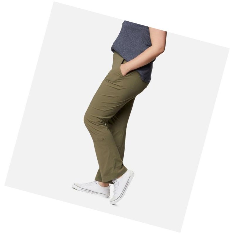 Spodnie Columbia Saturday Trail Stretch Plus Size Damskie Szare Zielone | 61MDRWABS