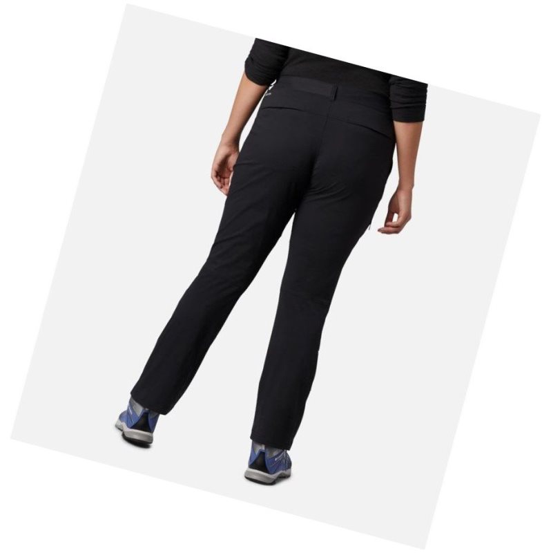 Spodnie Columbia Saturday Trail Stretch Plus Size Damskie Czarne | 17SHNEFZM