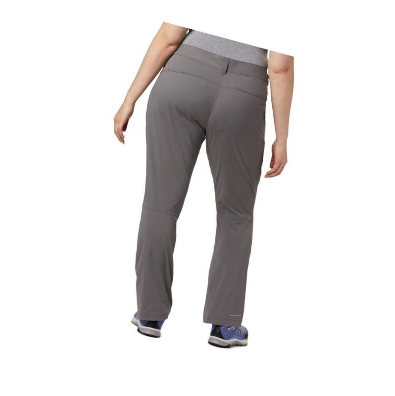 Spodnie Columbia Saturday Trail Stretch Plus Size Damskie Szare | 12TPZASNK