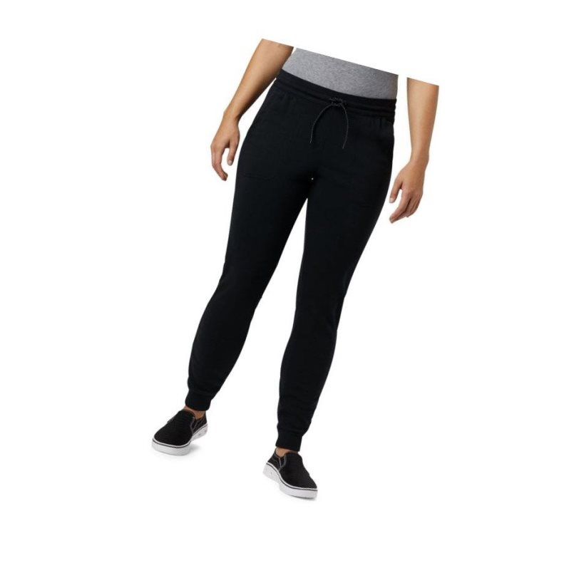 Spodnie Columbia Sunridge Sweat Jogger Damskie Czarne | 06CDPUHBL